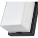 Sommar LED 8 inch Powder Coated Black Outdoor Wall Sconce